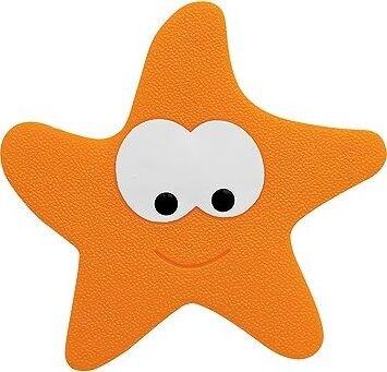 Spirella protišmykové prísavky v tvare hviezdice, oranžové 5 ks