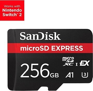 SanDisk MicroSD Express 256 GB (NVMe)
