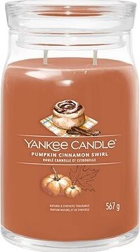 YANKEE CANDLE Signature, 2 knôty Pumpkin Cinnamon Swirl, 567 g
