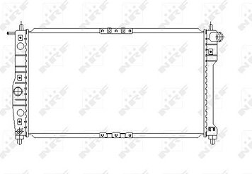 NRF Chladič, chladenie motora 53649