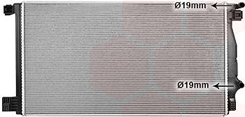 VAN WEZEL chladič, chladenie motora 53012710