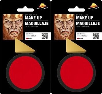 Guirca Červený Make-Up s Houbou - Halloween - 18 g