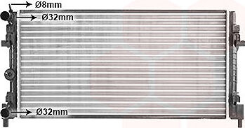 VAN WEZEL chladič, chladenie motora 58012728