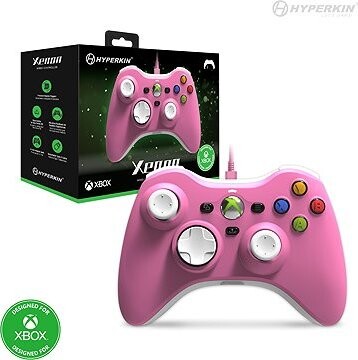 Hyperkin Xenon Wired Controller (Pink) Officially Licensed by Xbox