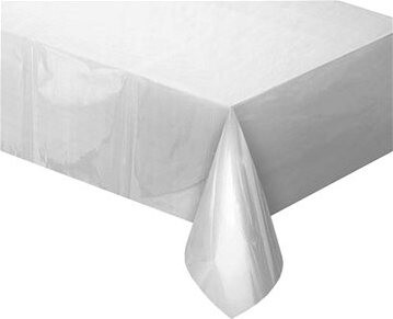 GoDan Obrus fóliový metalický strieborný – Silvester – 137 × 183 cm