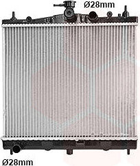 VAN WEZEL chladič, chladenie motora 13002210