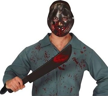 Guirca Súprava – mačeta – jason bloody murder Friday the 13th – halloween, 2 ks