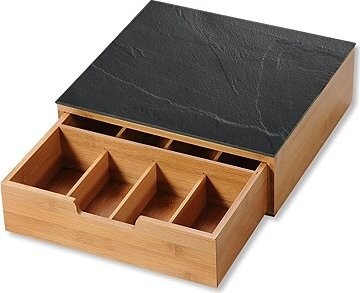 Kesper Box na kávové kapsuly/čajové vrecúška, Bambus