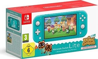 Nintendo Switch Lite – Turquoise + Animal Crossing New Horizons
