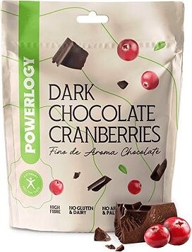 Powerlogy Dark Chocolate Cranberries 100 g