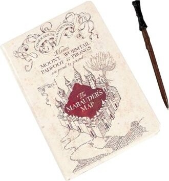 Harry Potter: Marauders map – Poznámkový blok s perom