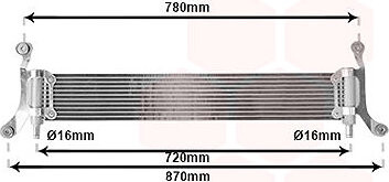 VAN WEZEL chladič, chladenie motora 58002278
