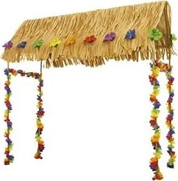 FUNNYFASHION Tiki stříška na bar, hawaii, 140 × 56 × 142 cm