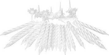 ARPEX Narodeninové sviečky biele 6 cm, 72 ks