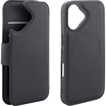 AlzaGuard MagWallet 2 in 1 Case Compatible with Magsafe pre iPhone 17 čierne