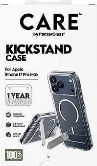 PanzerGlass CARE kryt Apple iPhone 17 Pro Max Kickstand strieborný/biely MagSafe