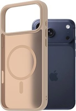AlzaGuard Matte Case Compatible with Magsafe pre iPhone 17 Pro Max pieskovo žltý