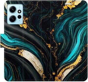 iSaprio flip puzdro Dark Paint pre Xiaomi Redmi Note 12 5G