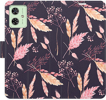 iSaprio Flip puzdro Ornamental Flowers 02 pre Motorola Moto G54 5G/G54 5G Power Edition