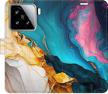 iSaprio Flip puzdro Colourful Marble pre Xiaomi 15