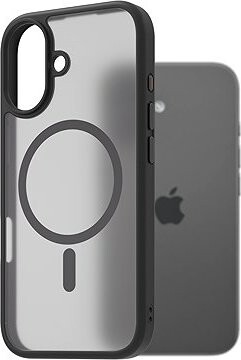 AlzaGuard Matte Case Compatible with MagSafe pre iPhone 17 čierny
