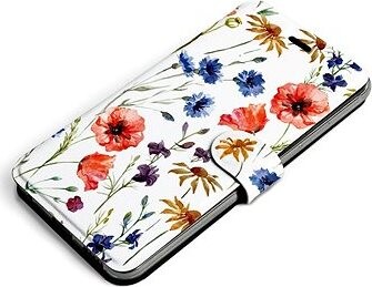 Mobiwear Flip puzdro pre Apple iPhone 13 Mini – MP04S Lúčne kvety