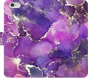 iSaprio flip puzdro Purple Marble pre iPhone 6/6S