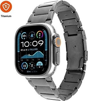 FIXED titánový na Apple Watch 44/45/46/49 mm, prírodný titán