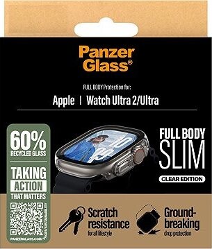 PanzerGlass Apple Watch Ultra 2/Ultra tenký číry s ochranným sklom