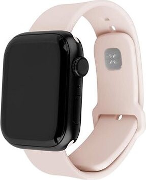 FIXED Silicone Sporty Strap na Apple Watch 42/44/45 mm ružový