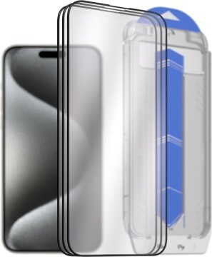 AlzaGuard 2.5D Glass EasyFit DustFree na iPhone 15 Pro Max