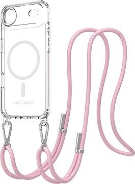 AlzaGuard Luxe Detach Lanyard Case Compatible with MagSafe pre iPhone Air ružový