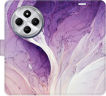 iSaprio Flip puzdro Purple Paint pre Xiaomi Redmi 14C/Poco C75