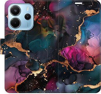 iSaprio Flip puzdro Dark Marble pre Xiaomi Redmi Note 14