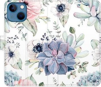 iSaprio flip puzdro Succulents pre iPhone 13 mini