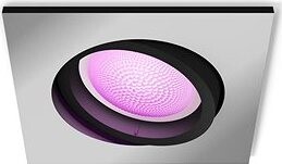 Philips Hue Centura BT LED GU10 5,7 W, hranaté, hliník