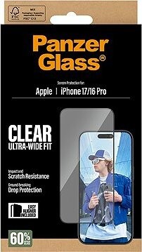 PanzerGlass Apple iPhone 17/16 Pro s inštalačným rámčekom