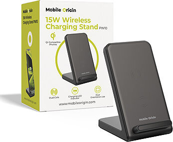 Mobile Origin 15 W Wireless Charging Stand PW10