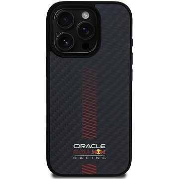 Red Bull Carbon Powerbar MagSafe Zadný Kryt pre iPhone 16 Pro Black