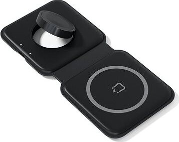 Spello 2in1 skladacia bezdrôtová nabíjačka – čierna