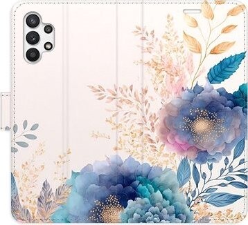 iSaprio flip puzdro Ornamental Flowers 03 pre Samsung Galaxy A32
