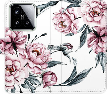 iSaprio Flip puzdro Pink Flowers pre Xiaomi 15