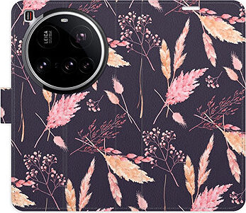 iSaprio Flip puzdro Ornamental Flowers 02 pre Xiaomi 15 Ultra