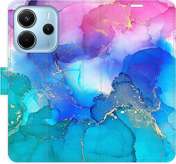 iSaprio Flip puzdro BluePink Paint pre Xiaomi Redmi Note 14