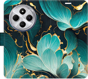 iSaprio Flip puzdro Blue Flowers 02 pre Xiaomi Redmi 14C/Poco C75