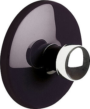 Spirella samolepiaci háčik BOWL, čierny, ABS, priemer 50 mm