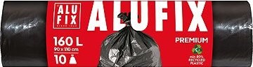 ALUFIX Premium černé 160 l, 10 ks