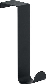 Spirella závesný háčik na dvere LIFT, čierny, oceľ, 41 mm