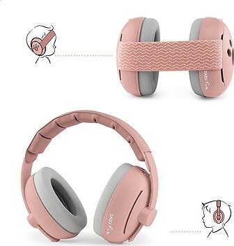 ZAZU Earmuffs 2 v 1 ružové
