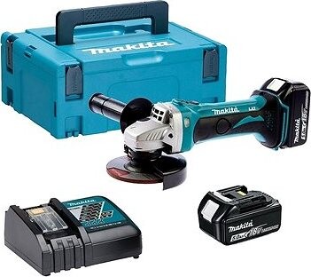 MAKITA Uhlová brúska AKU 115 mm Li-Ion LXT 18 V Makpac DGA452RTJ (1× 5 Ah)